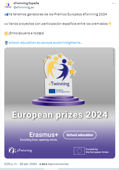 Etwinning Spain Twitter