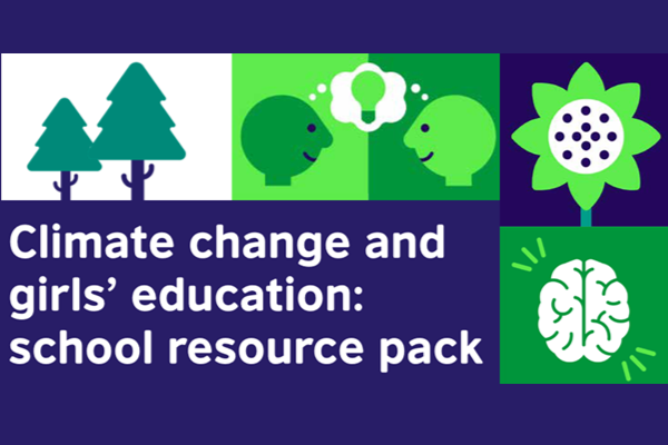 Climate change and girls’ education - logo
