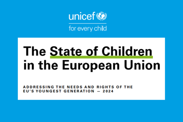 report cover: The State of Children in the European Union 