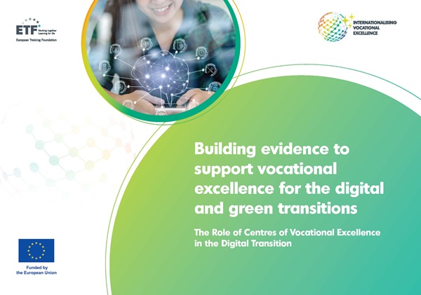 Report cover image: Building evidence to support vocational excellence for the digital and green transitions