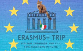 Course Logo Erasmus+ Italian and Clil course in Rome