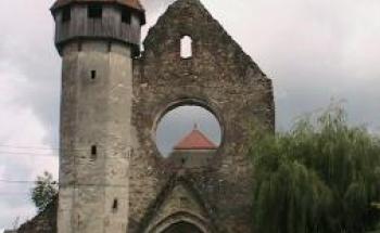 One of the fortified churches of Transylvania, belonging to the Cistercian monks.