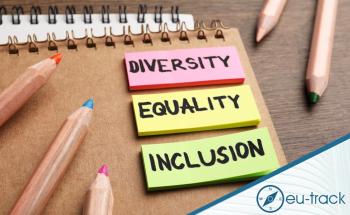 The image shows the three words for inclusive teaching: diversity, equality and inclusion.