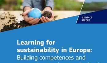 Eurydice report cover Learning for sustainability in Europe: Building competences and supporting teachers and schools