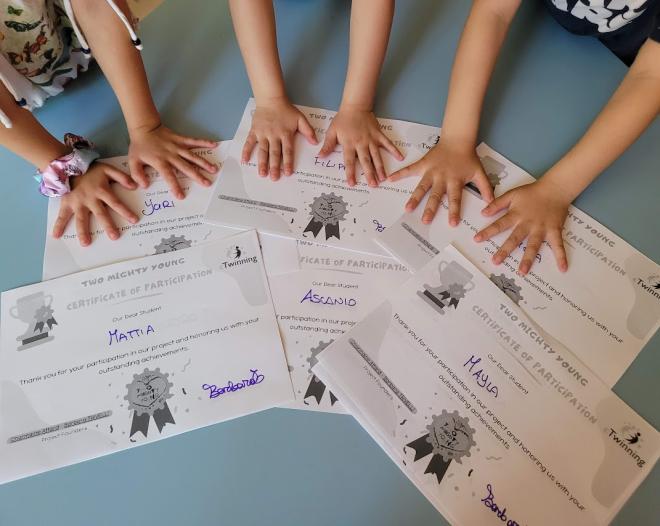 Students' certificates Sc Inf San Michele Terni, Italy