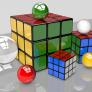 Rubik’s cubes and spheres 