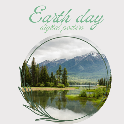 Earth day - digital posters