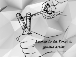 Leonardo da Vinci logo created in an activity of the project